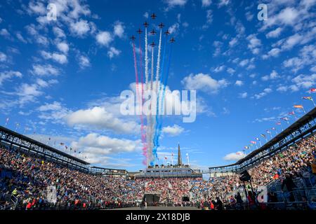The Royal Edinburgh Military Tattoo Red Arrows Stock Photo