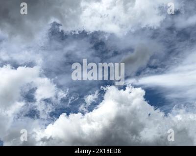 Storm clouds Clouds during storm Altocumulus, Germany Stock Photo
