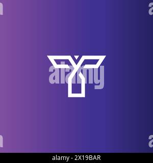 T Logo, T Initial Design, T Icon SImple. Letter T Vector Stock Vector