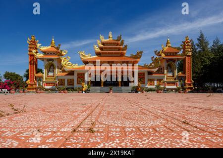 The Chua Binh Nhon temple at Mui Ne in Vietnam Stock Photo