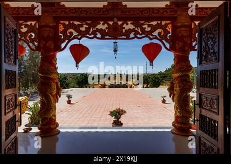 The Chua Binh Nhon temple at Mui Ne in Vietnam Stock Photo