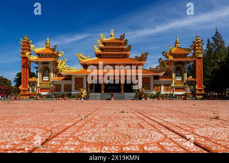 The Chua Binh Nhon temple at Mui Ne in Vietnam Stock Photo