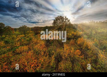 Sieben Rusten Altar Matzner Wald Stock Photo