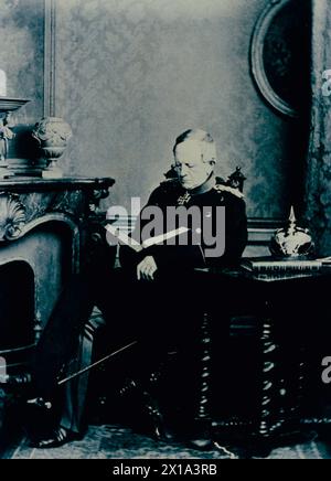 Count Helmuth von Moltke, Chief of the Prussian General Staff, 1860s Stock Photo