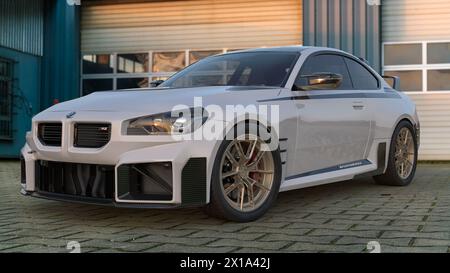 BMW M2: Power and Precision | Meet the sporty BMW M2. Stock Photo