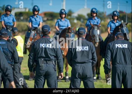 Western Australia Police in training. Stock Photo