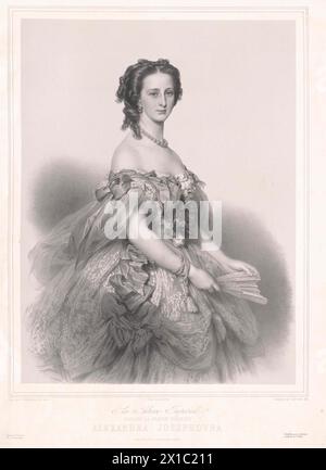 Alexandra, princess of Saxe Altenburg, - 19830422 PD14987 - Rechteinfo: Rights Managed (RM) Stock Photo