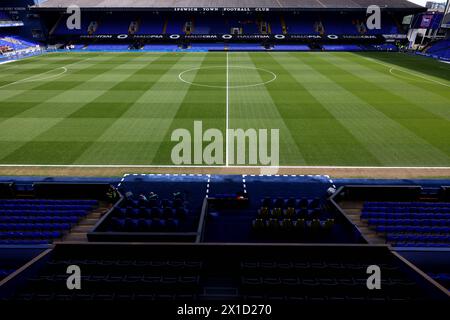 General view of Portman Road, Home of Ipswich Town Football Club - Ipswich Town v Middlesbrough, Sky Bet Championship, Portman Road, Ipswich, UK - 13th April 2024  Editorial Use Only - DataCo restrictions apply Stock Photo
