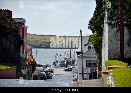 Burtonport harbour, County Donegal, ireland. Stock Photo