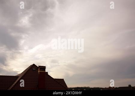 Mammatus Clouds, Cotton Wool Clouds That Form At The Base Of 