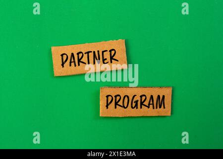 Conceptual Partner Program Symbol Stock Photo - Alamy