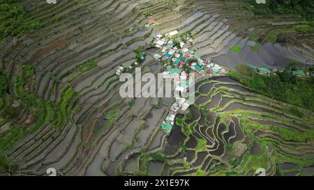 Batad Rice Terraces in Philippines Stock Photo