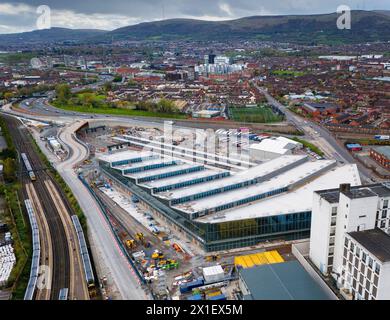 Belfast Grand Central station Stock Photo