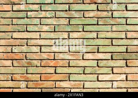 Detalle de una vieja pared hecha con ladrillos, fondo textura Stock Photo
