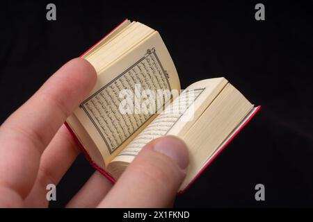 Islamic Holy Book Quran  mini size Stock Photo