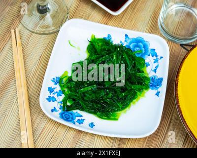 Goma wakame japanese seaweed salad Stock Photo