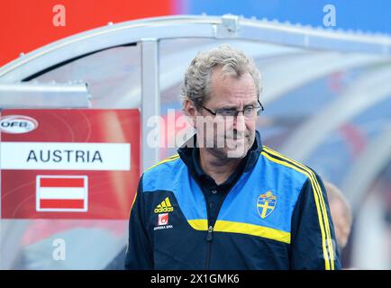 Swedish practice sessions for the FIFA World Cup Qualifier Match between Austria (AUT) and Sweden (SWE) at the Ernst Happel Stadion, Vienna, Austria on 2013/06/06. - 20130607 PD0023 - Rechteinfo: Rights Managed (RM) Stock Photo