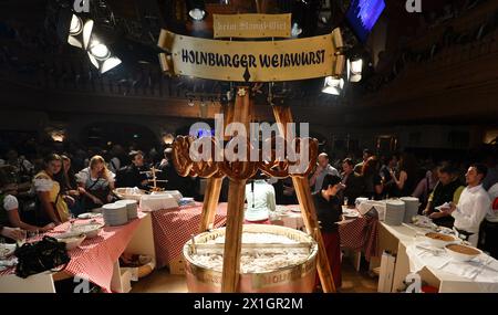 The '23rd Weisswurstparty' took place at the Stanglwirt hotel in Going, Austria, on 24 January 2014. - 20140124 PD4428 - Rechteinfo: Rights Managed (RM) Stock Photo