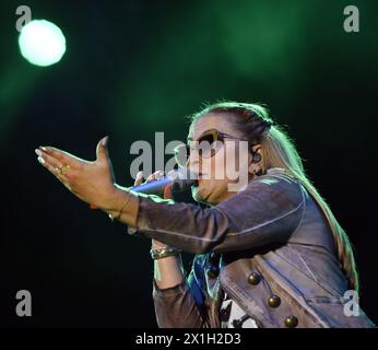 Vienna - The 32nd Danube Island Festival (Donauinselfest) in Vienna, Austria, 27 June 2015. The open-air festival runs from 26 to 28 June. PICTURE: Singer Anastacia - 20150627 PD5007 - Rechteinfo: Rights Managed (RM) Stock Photo