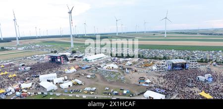 Nova Rock 2018 festival in Nickelsdorf, Austria, June 17 2018. The event runs from June 14 to 17, 2018. PICTURE:   overview - 20180617 PD8176 - Rechteinfo: Rights Managed (RM) Stock Photo