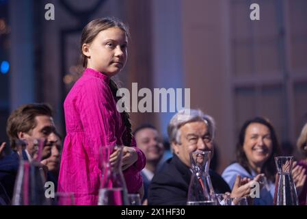 R20 Austrian World Summit 2019 - The opening ceremony of the R20 Regions of Climate Action Austrian World Summit in Vienna, Austria, on May 28, 2019. PICTURE:   Swedish climate activist Greta Thunberg - 20190528 PD1286 - Rechteinfo: Rights Managed (RM) Stock Photo