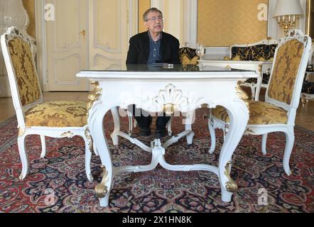 Turkish novelist, screenwriter, academic and recipient of the 2006 Nobel Prize in Literature, Orhan Pamuk  during interview with Austria Presse Agentur in Vienna, Austria, on March 24, 2022. - 20220324 PD2104 - Rechteinfo: Rights Managed (RM) Stock Photo