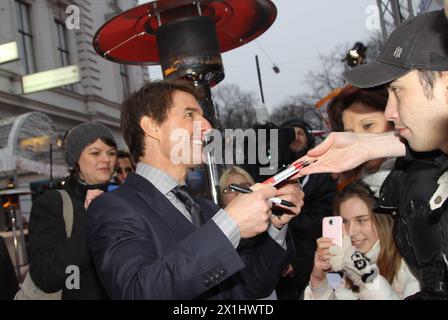 Austrian premiere of the film 'Oblivion' in Vienna on 2013/04/02. Amongst the guests were Tom Cruise, Olga Kurylenko, Joseph Kosinski, Felix Baumgartner and Stefan Ruzowitzky. - 20130402 PD3884 - Rechteinfo: Rights Managed (RM) Stock Photo