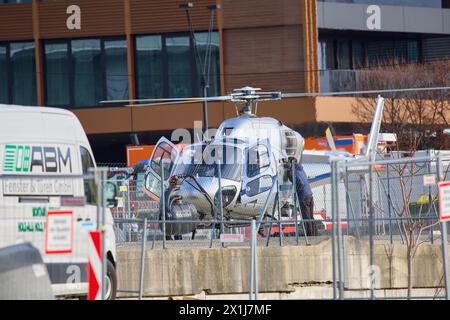 Action scenes during shooting sequel to the Netflix blockbuster ' Tyler Rake - Extraction ' in Vienna, Austria, on February 3, 2022. - 20220203 PD9803 - Rechteinfo: Rights Managed (RM) Stock Photo