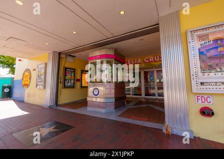 Miami, FL, USA - April 12, 2024: Tower Theater Calle Ocho Miami Stock Photo