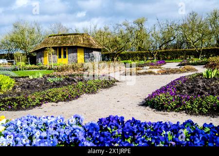 House and garden of the Painter Emil Nolde in Northern Germany; Nolde ...