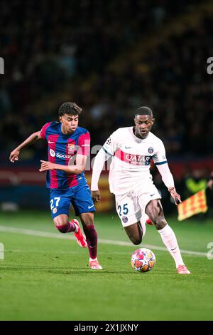 Nuno MENDES of PSG during the UEFA Champions League, League Phase MD1 ...