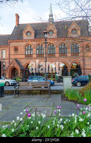 Lost & Found Knutsford restaurant in the former Knutsford Town Hall Stock Photo