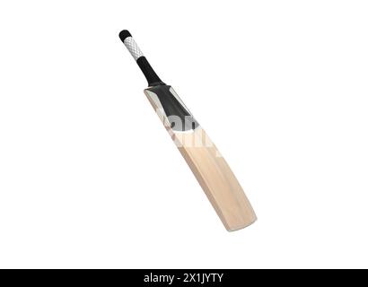 cricket bat isolated on white background Stock Photo