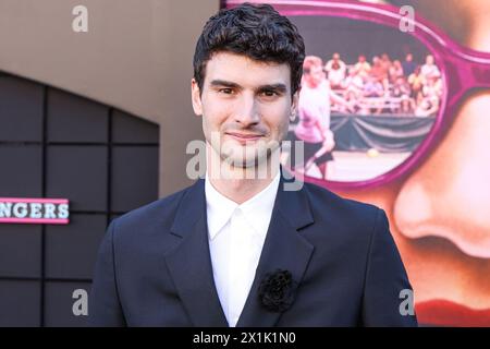 WESTWOOD, LOS ANGELES, CALIFORNIA, USA - APRIL 16: Justin Kuritzkes arrives at the Los Angeles Premiere Of Amazon MGM Studios' 'Challengers' held at Westwood Village Theater on April 16, 2024 in Westwood, Los Angeles, California, United States. (Photo by Xavier Collin/Image Press Agency) Stock Photo