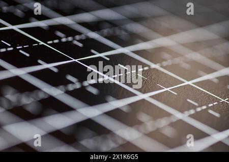 Textured Grid Pattern with Soft Focus Edges on Dark Surface Stock Photo