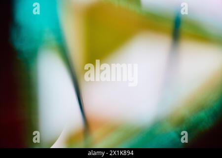 Abstract Color Blend Background - Teal and Yellow Gradient Stock Photo