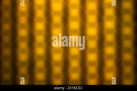 Abstract blurred yellow lights background. Colorful wallpaper for design Stock Photo