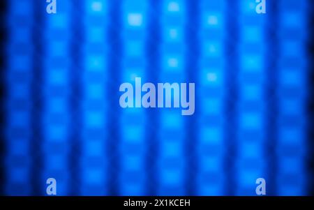 Abstract blurred blue lights background. Colorful wallpaper for design Stock Photo