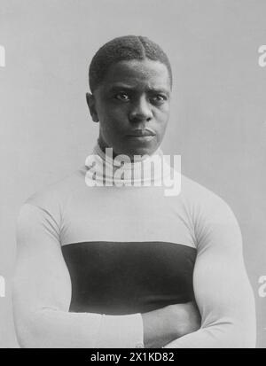 Jules Beau - Marshall Walter Taylor was an American professional cyclist. Taylor could be considered the greatest American sprinter of all time. Stock Photo