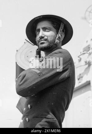 MEN OF THE RIN ABOARD THEIR NEW SLOOP