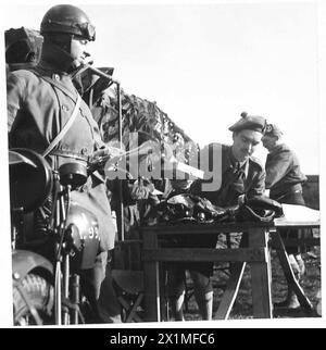 A despatch rider of the Army Tactical Reconnaissance Squadron delivers ...