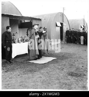 Cardinal Hinsley visits an Italian prisoners of war camp where ...