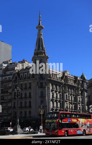 Buenos Aires, Argentina, 17.04.2024, View of building of legendary confectionery El Molino in front of National Congress. (Photo: Néstor J. Beremblum) Stock Photo