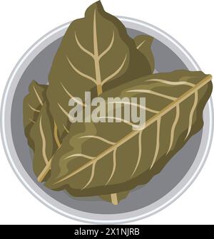 Bay leaf vector illustration Stock Vector