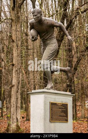 Jim Thorpe Monument in Jim Thorpe Pennsylvania Stock Photo