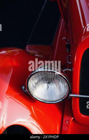 Front of a classic American hot-rod Stock Photo