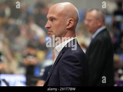 Cesson Sevigne, France. 17th Apr, 2024. Thierry Omeyer and Thomas Ferro ...