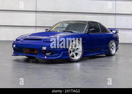 Bilbao, Spain-November 11, 2023: Nissan 200SX (RS13U, 180SX) in indoor parking Stock Photo