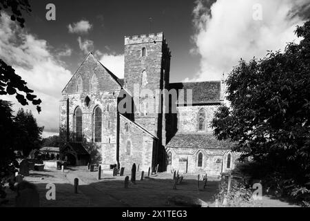 Dore Abbey, used since C16th as a parish church, was founded as a Cistercian Abbey in 1147. Stock Photo