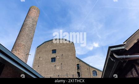Ancient family beer brewery De Keyzer in the center of Maastricht Limburg province in The Netherlands Stock Photo